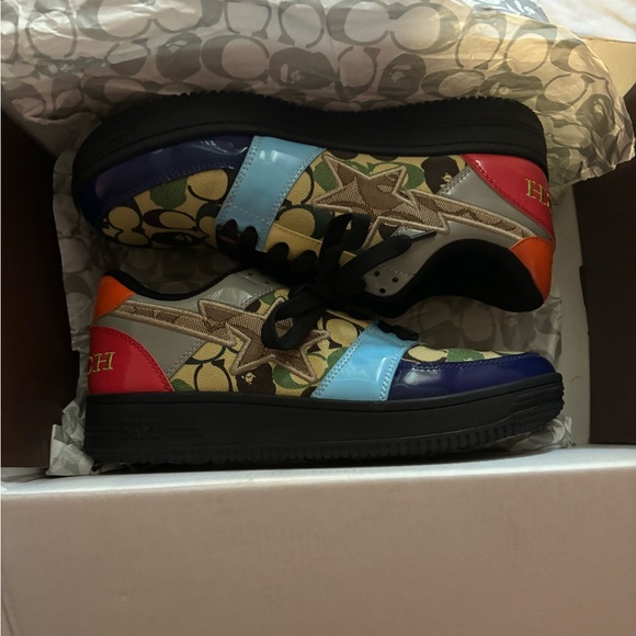 Bape X coach sneakers - Picture 2 of 2